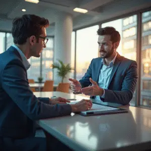 Discussing change management strategies