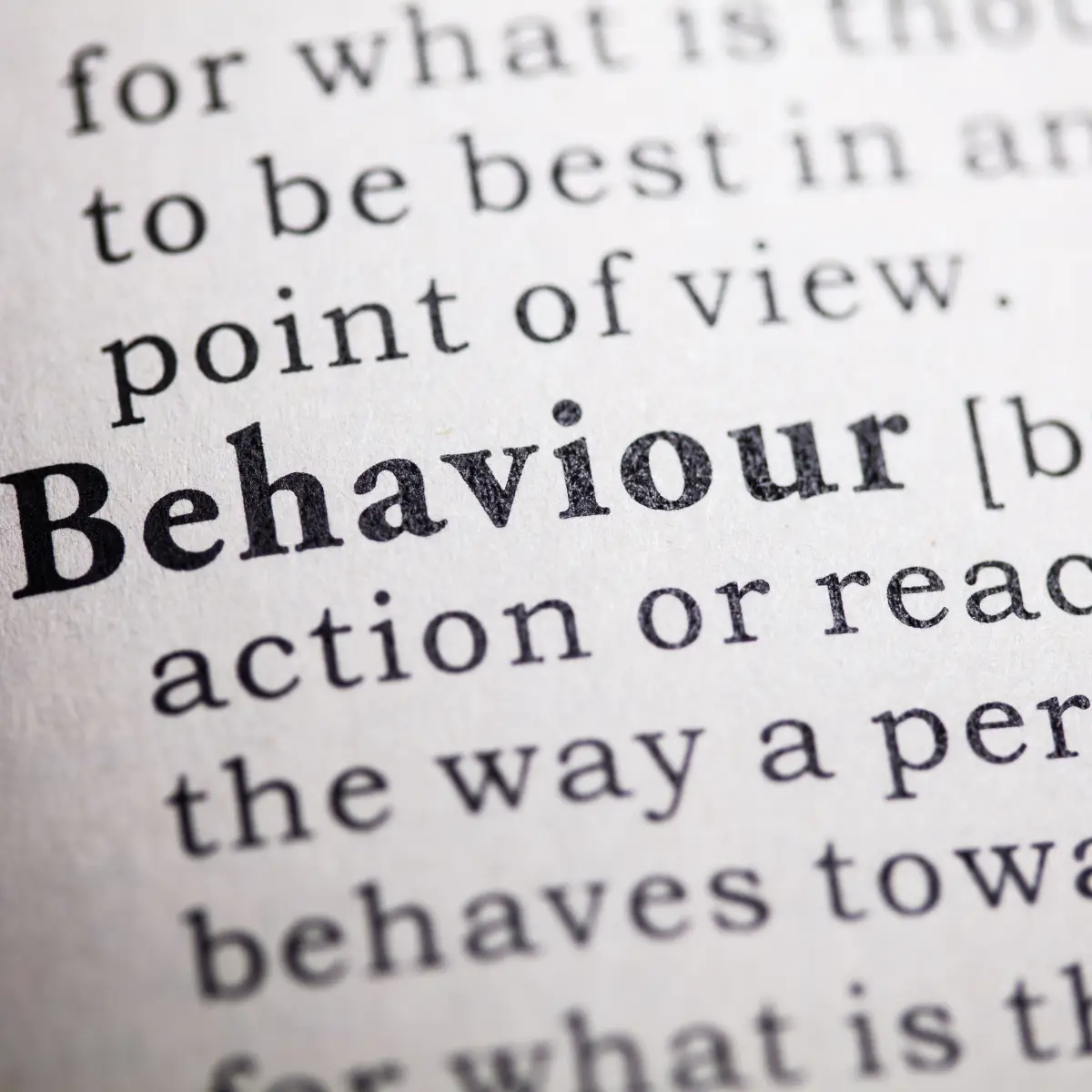 behaviour definition